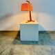 Natural Fibre & Teak Wood Table Lamp By Ib Fabiansen For Fog & Mørup, Denmark 1950S