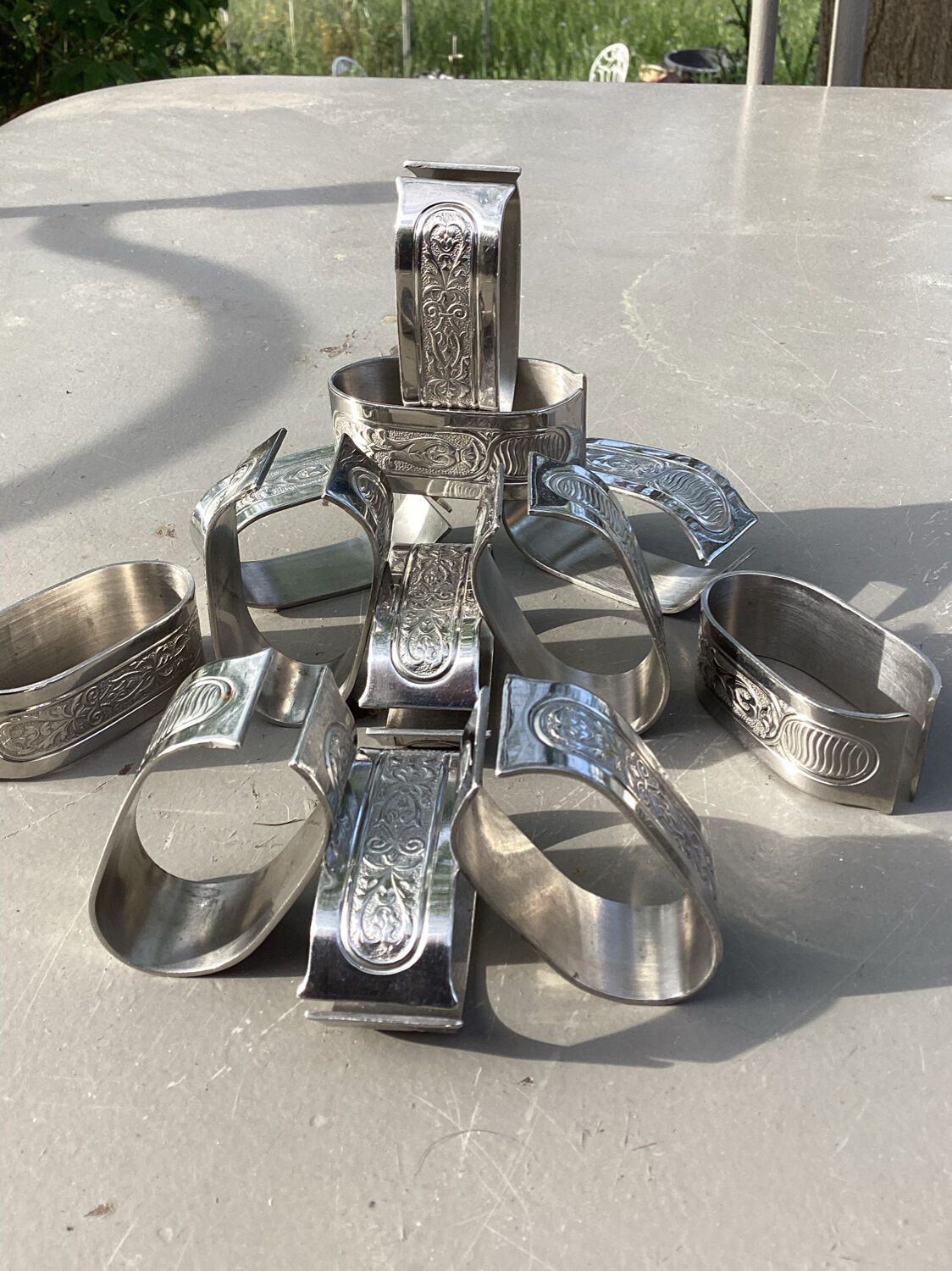 12 napkin rings