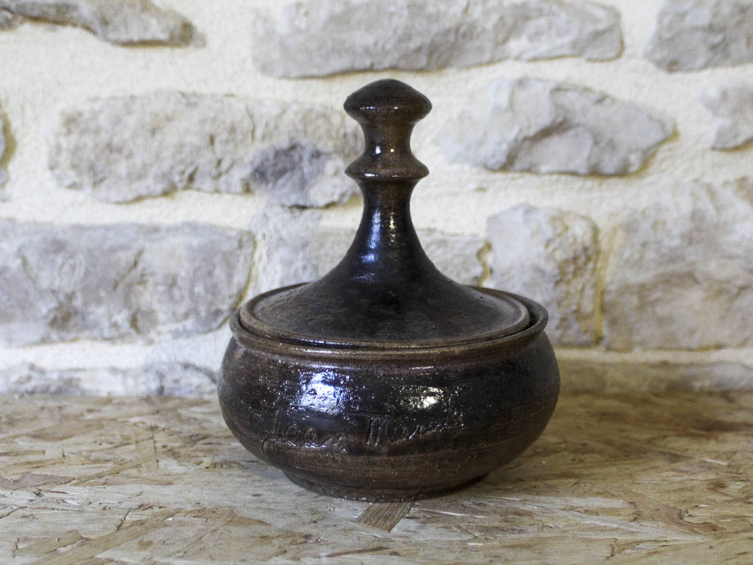 Jean Marais ceramic covered pot