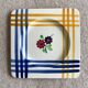 10 dessert plates or aperitif in Gien earthenware - 15x15 cm