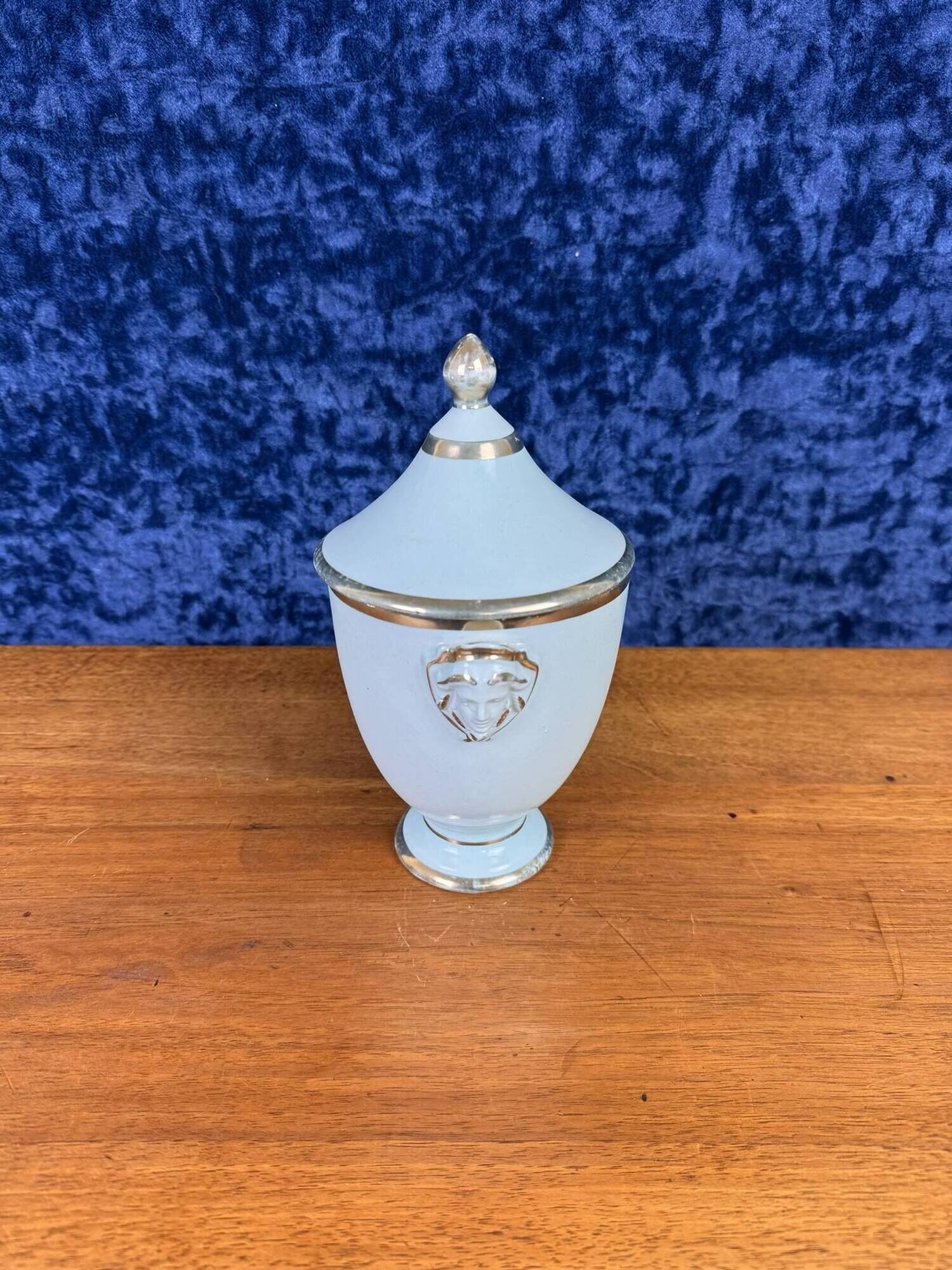 Superb Empire style drageoir in Paris porcelain from the late 19th century
