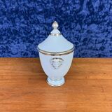 Superb Empire style drageoir in Paris porcelain from the late 19th century
