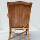 Rattan armchair, 1950s