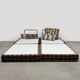 Vintage modular convertible sofa bed 'Flannel Tiles'