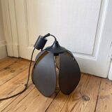 Vintage black and gold petal corolla suspension