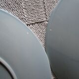 Six Pornic plates with fish and crayfish