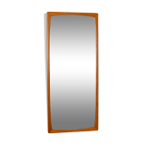 Mirror with teak frame