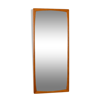 Mirror with teak frame