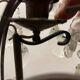 Antique Large Bronze Crystal Chandelier 1920/40’s