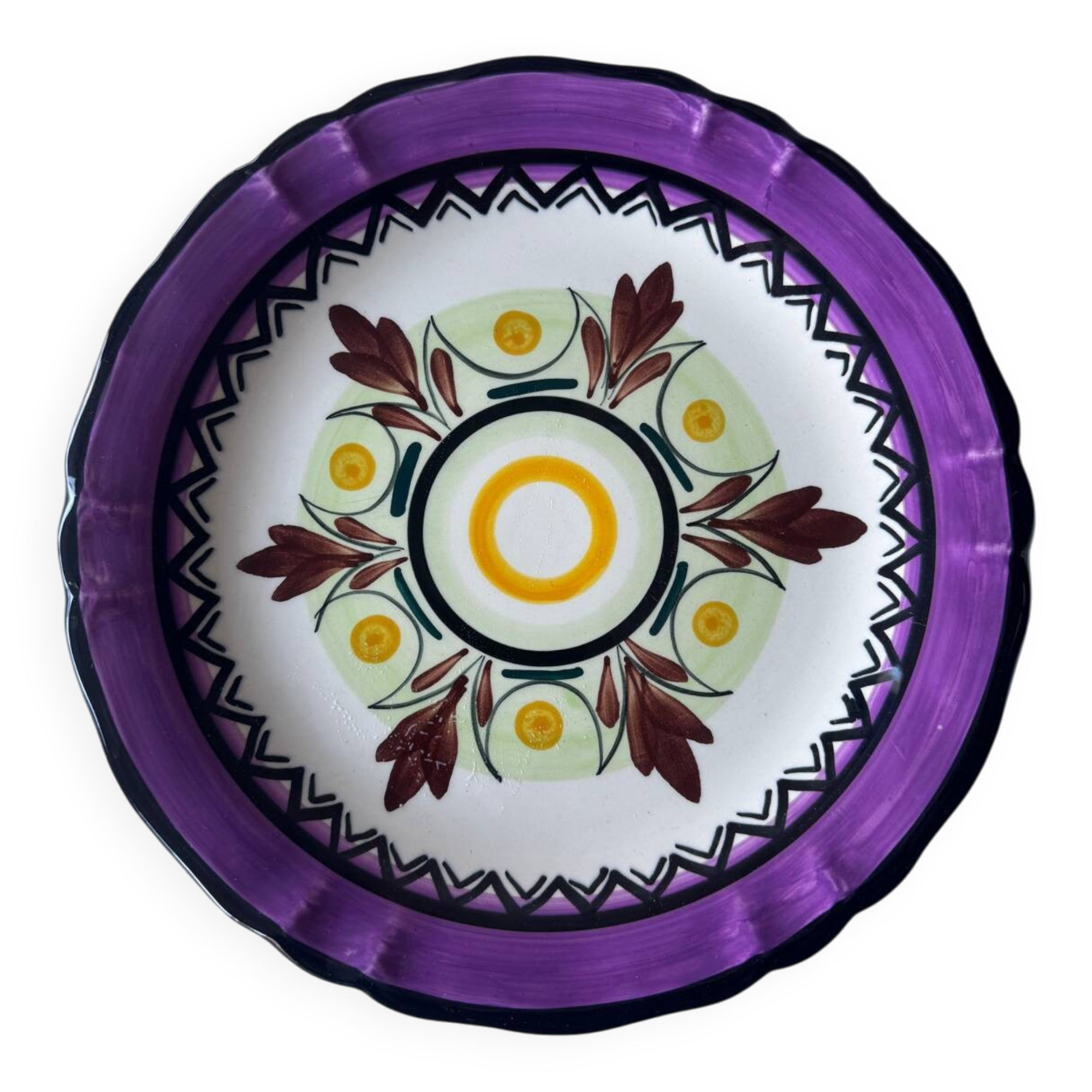 Large ceramic plate – Saint-Jean-la-Poterie