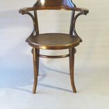 Thonet office armchair N°3 wooden seat, circa 1900