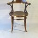 Thonet office armchair N°3 wooden seat, circa 1900