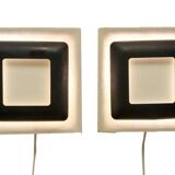 2 Doria wall lights