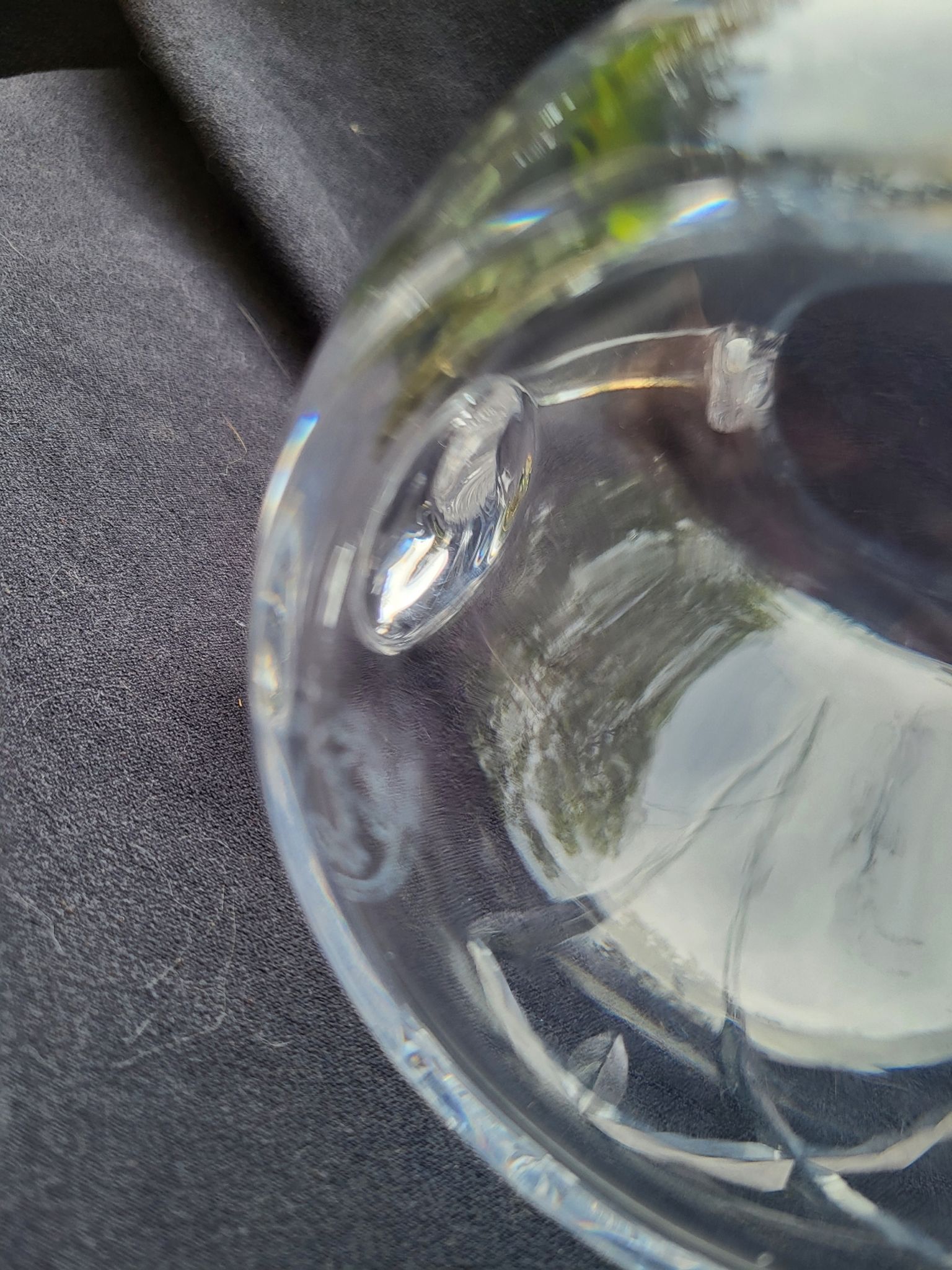 Cruche en cristal de Bayel, royale de Champagne