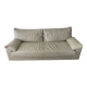 Full living room white leather STEINER Paris 1 sofa