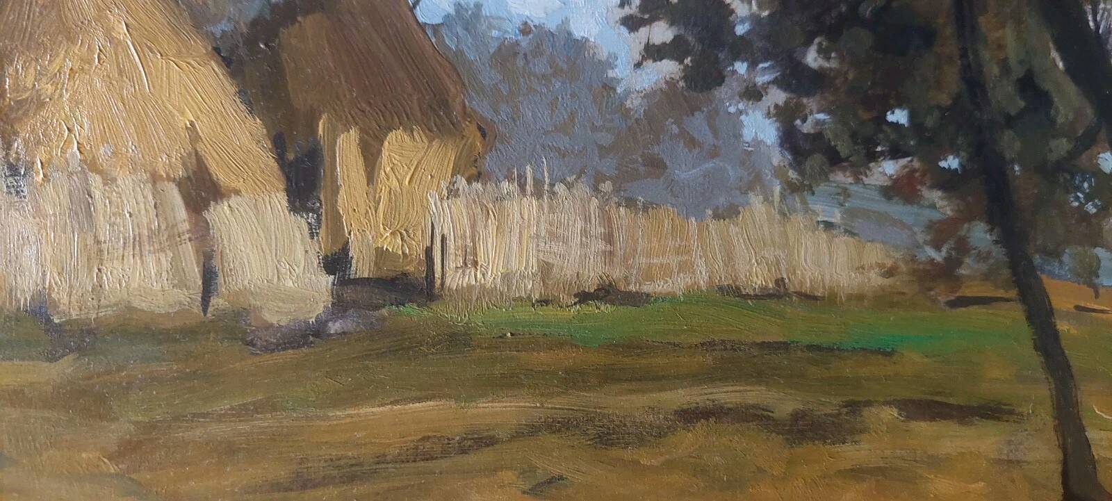 Oil painting Francesco Maria Pieri, labronica 60s/70s