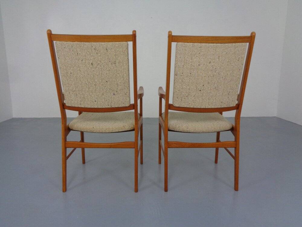 Set of Vintage Danish Teak Dining Armchairs, 1960s