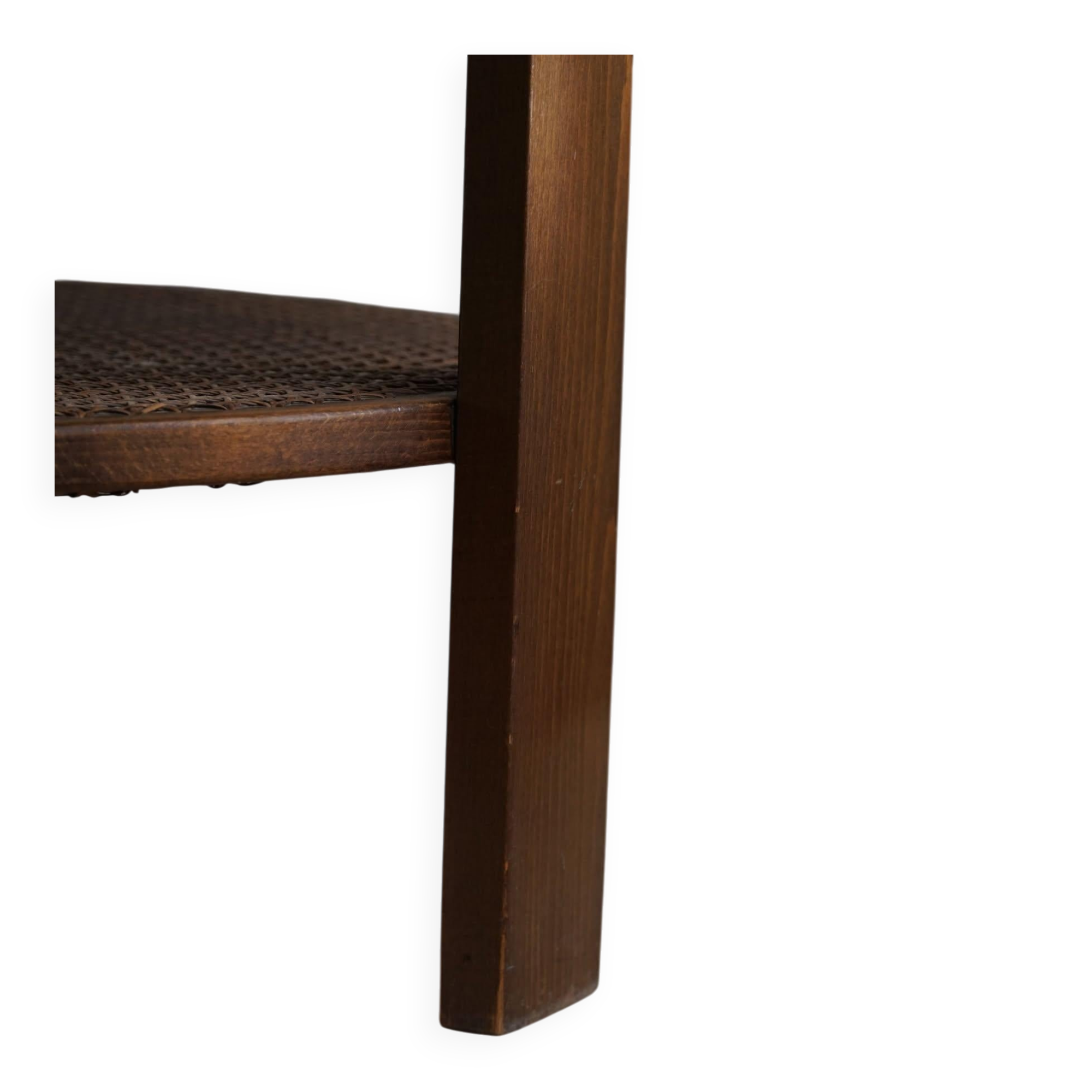 Modern Danish, Lacquered Beech Side Table, Fritz Hansen, "Model 1535", 1940s