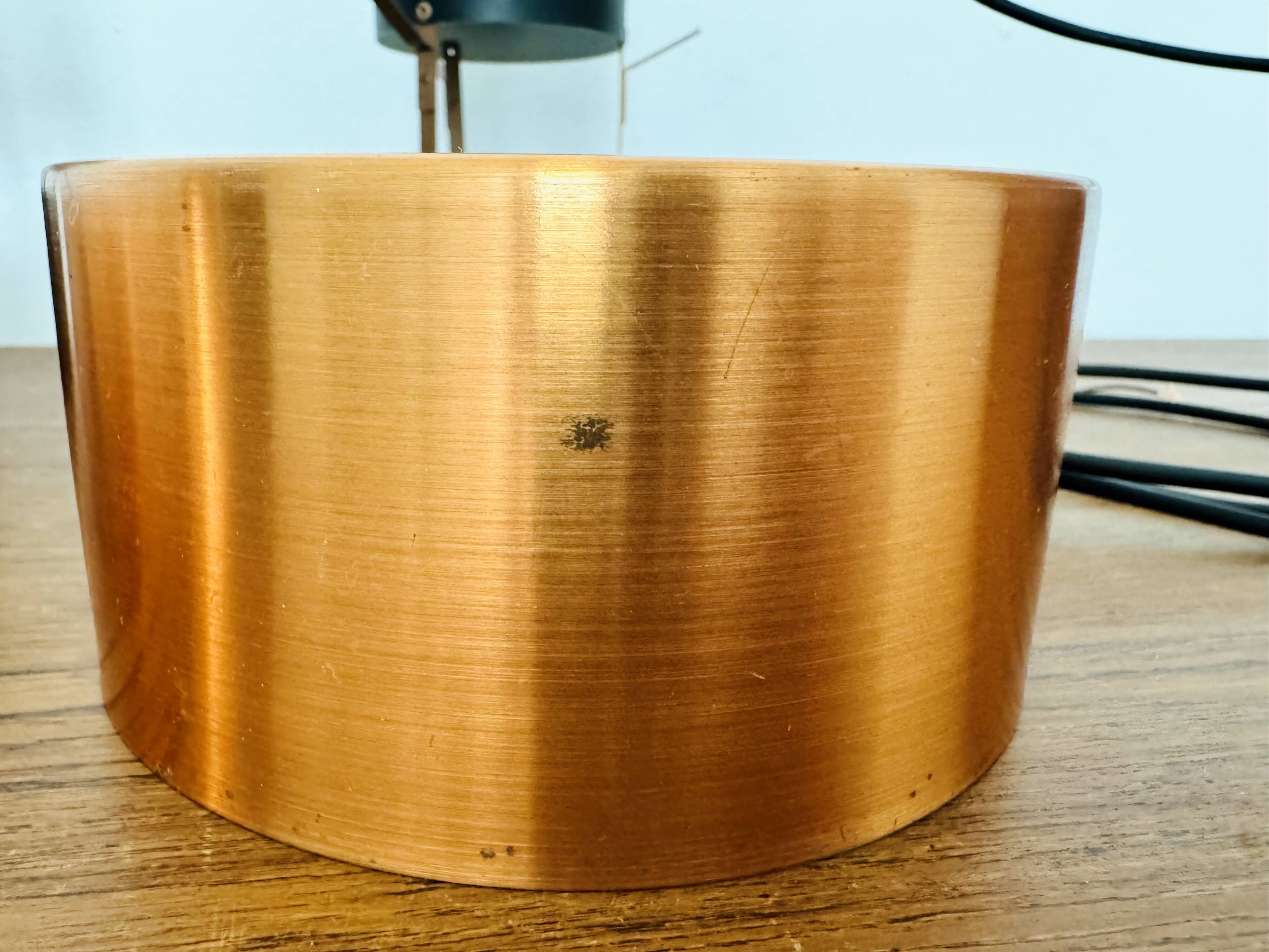 Set of 2 Danish Copper Pendant Lamps
