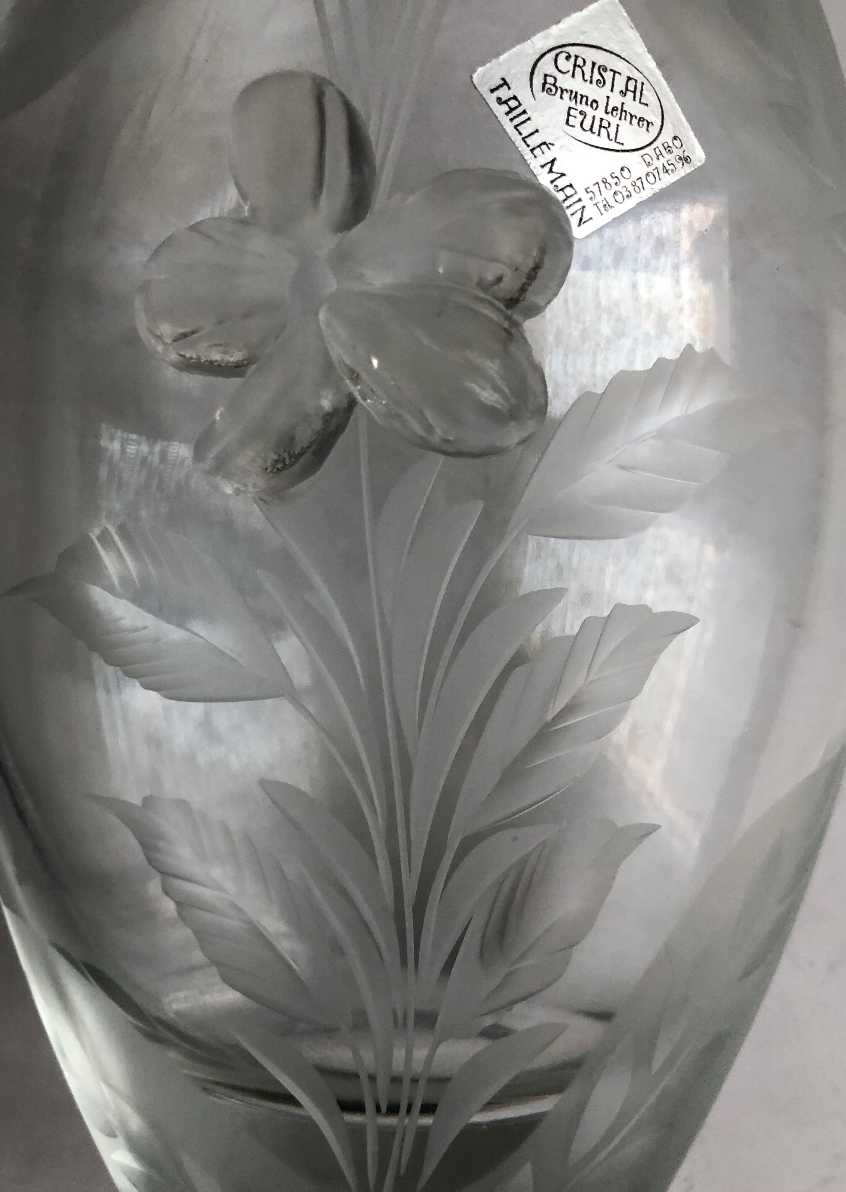 Crystal vase