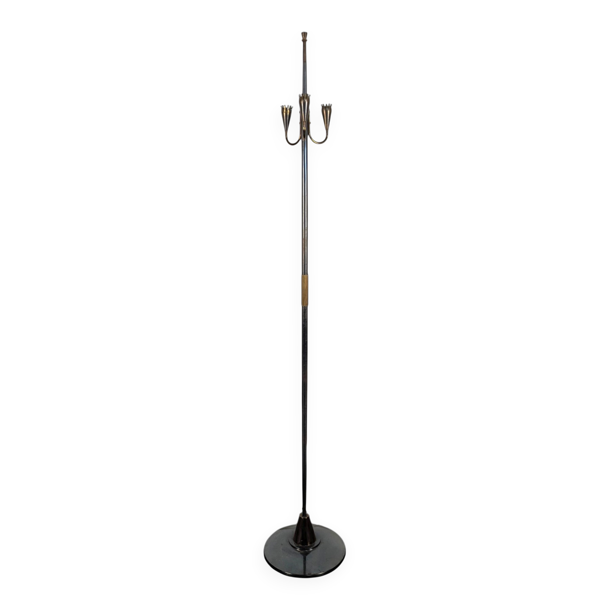 Arlus House Floor Lamp 1960 Metal and Brass