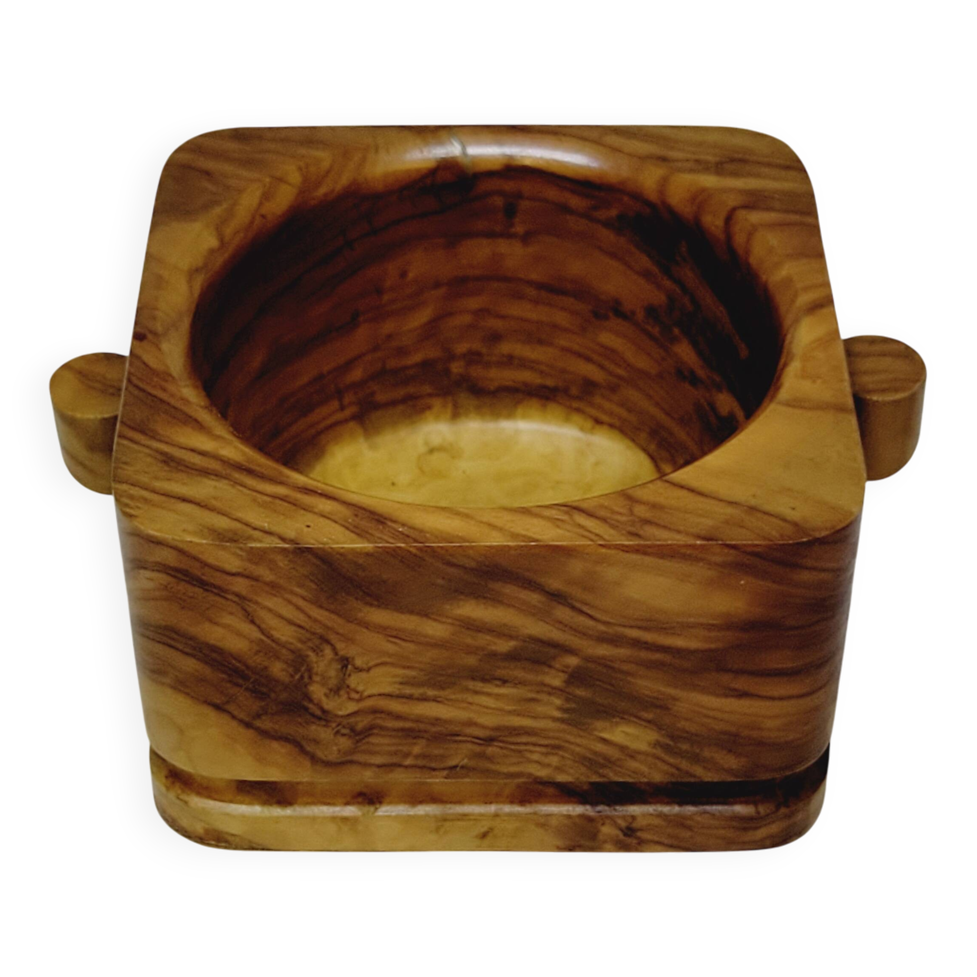 Olive Wood Bowl Container