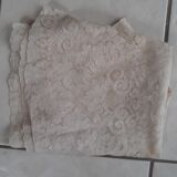 Round lace tablecloth