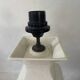 Vintage crackled ceramic table lamp