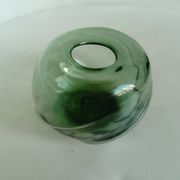 free form glass ball vase