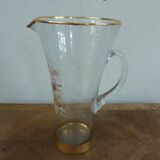 Carafe design glass and vintage 1950/1960