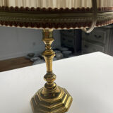 Brass bedside lamp