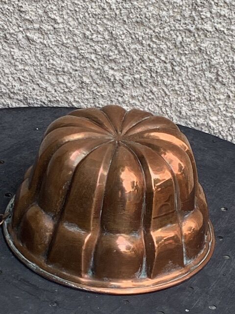 Copper kouglof cake mould