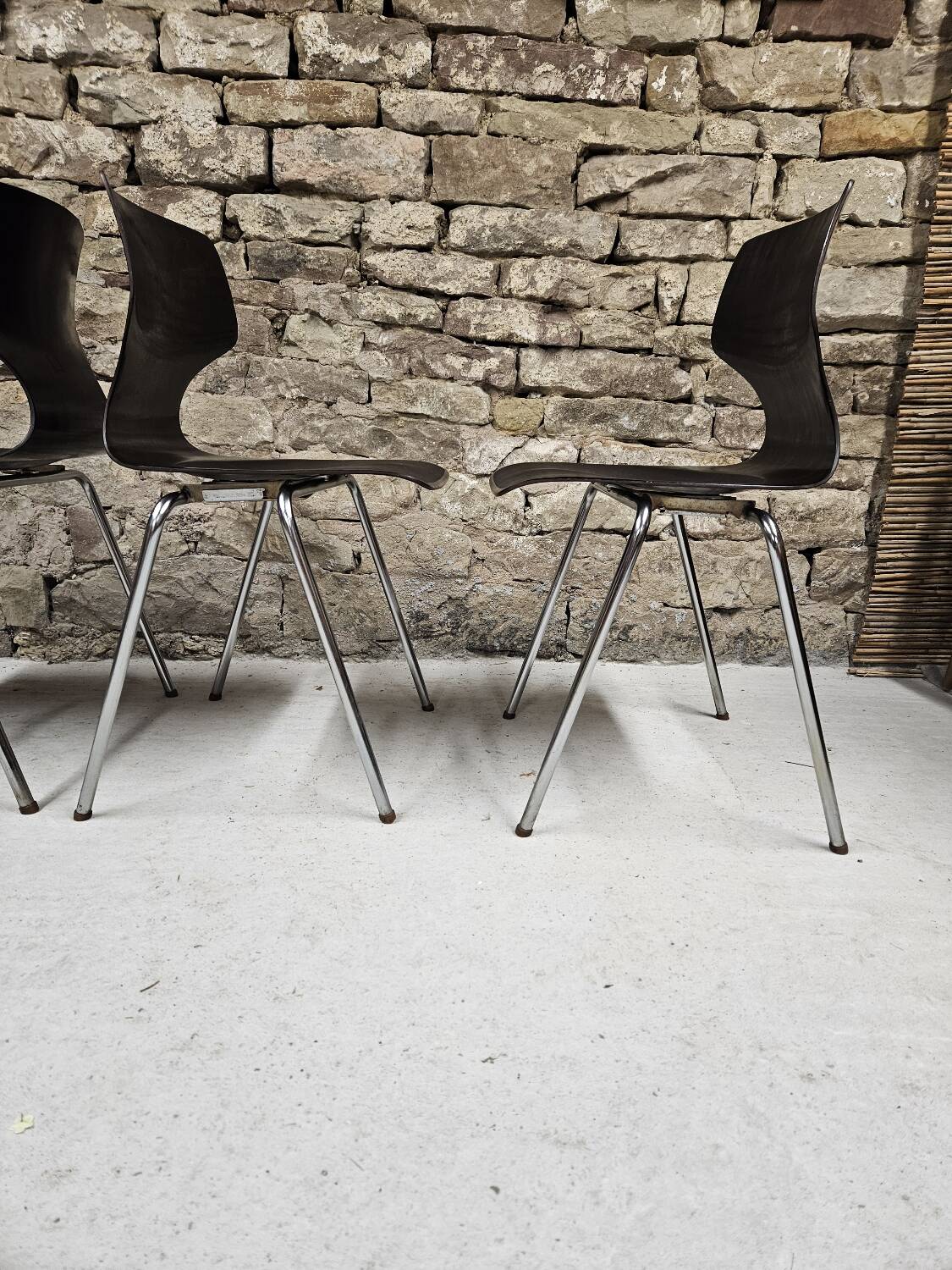 Lot 4 chaises
Flötotto pagwood 1960"