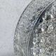 Grande applique murale plafonnier verre transparent 25 cm