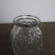 Vase à jacinthe en verre moulé