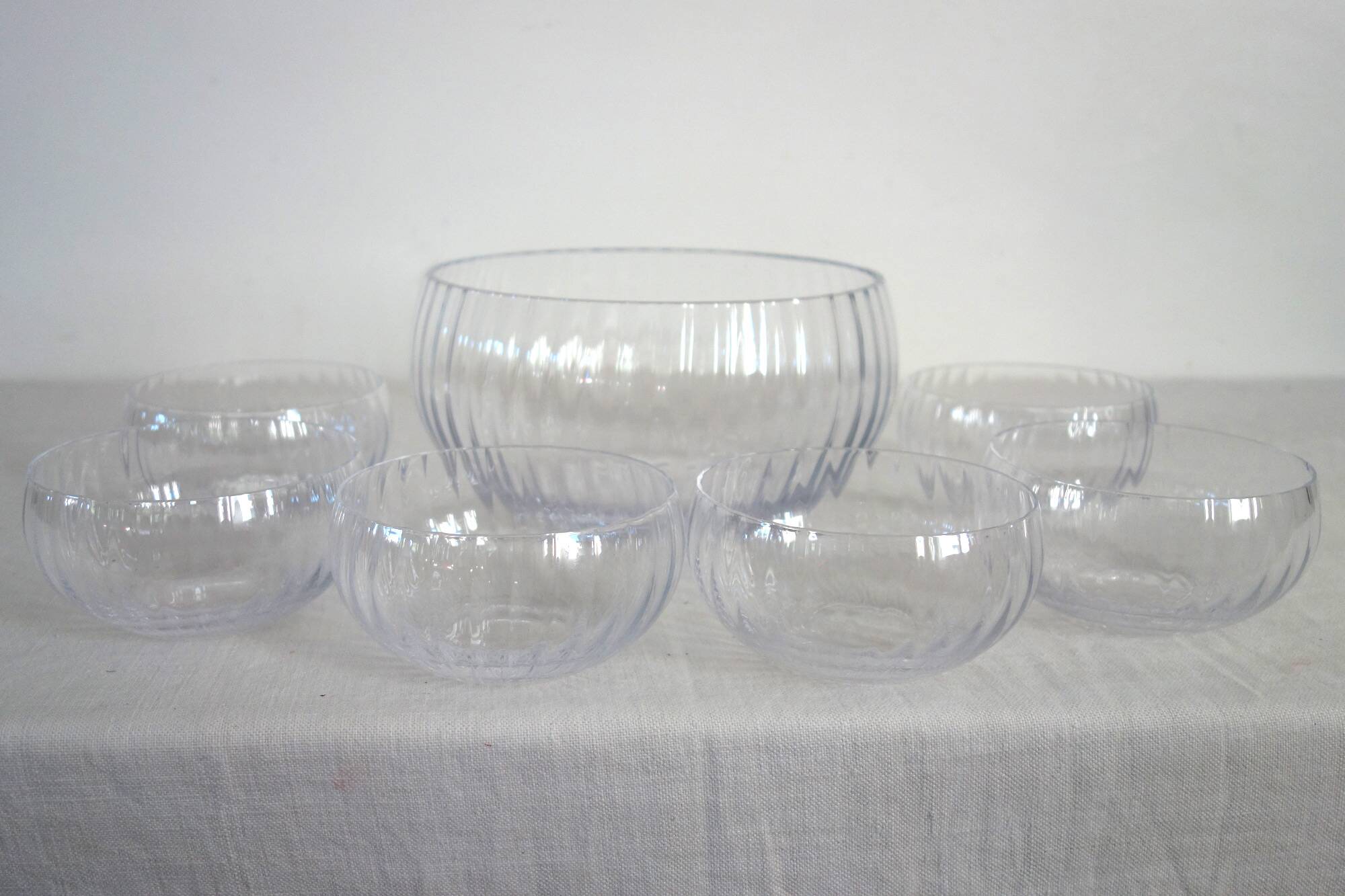 Crystal fruit salad service from Sèvres