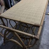 Rattan coffee table