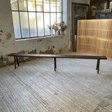 Solid oak farm bench 3m