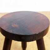 Old solid wood stool