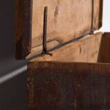 Antique storage chest in dark tones (c.1870) #41