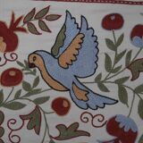 Hand knotted rug, vintage turkish rug 51x187 cm