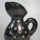 Pitcher corolla ceramic peas 50 60 vintage