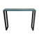 Console plateau bois piètement acier