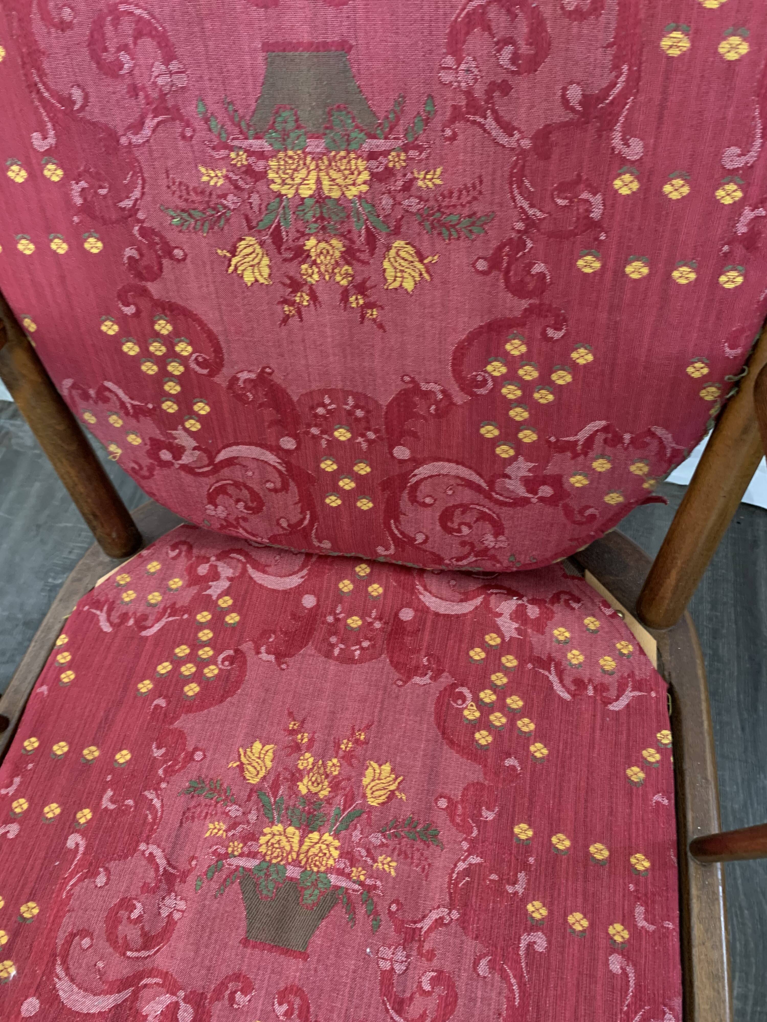 Paire fauteuils Baumann éventail