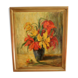 oil on canvas, with wooden frame, painted by M.v.Bibra in the 1930s