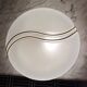 Hollywood Regency Metal-Lux Glass Ceiling Light Italy 1980s