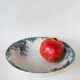 Salad bowl in Iron Earth Saint Amand model Marie-Louise early 20th century