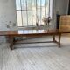 Table repas style drapière noyer 2m5/3m5 1900