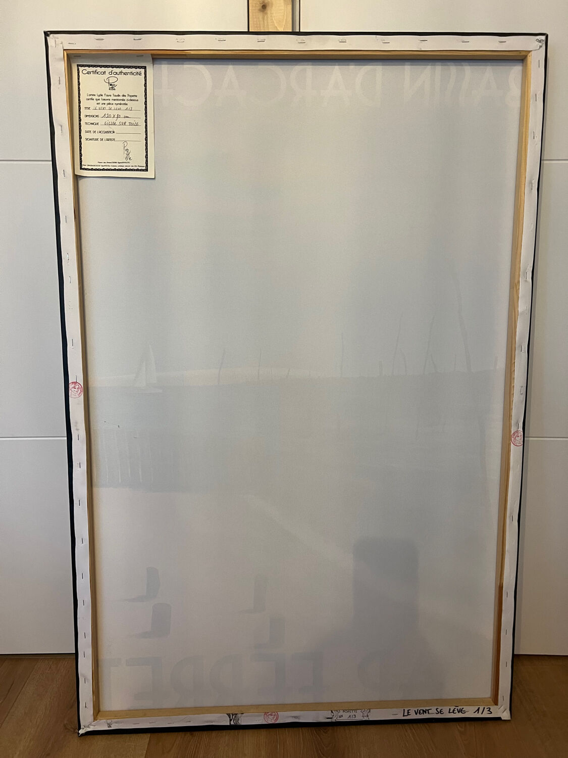 Canvas arcachon basin popette