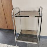 Petite étagère vintage métal chromé